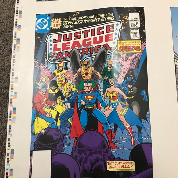 George Perez DC comics Marvel artist portfolio press sheet - Picture 2 of 7